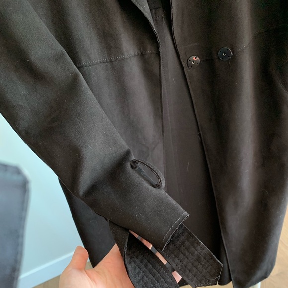 Suede effect trench coat - Picture 3 of 4